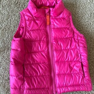 Pink Primary 18-24 month lightweight puffer vest